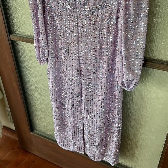 Mac Duggal 10764 Long Sleeve Cocktail Dress
In Lavender size 6 NEW $397 soldout - Picture 14 of 17